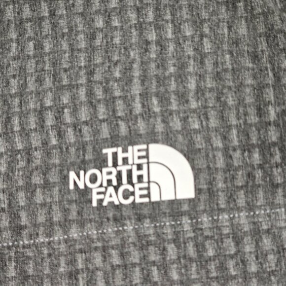 The North Face Tekware Grid Hoodie Men Size L Gray Full Zip - Picture 13 of 16